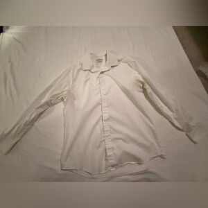 Haggar Classic Fit Cream Shirt Size 16-16.5” Neck